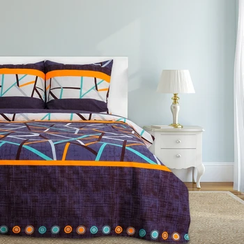 

Bed linen "Ethel" 2 bd. Urban 175x215 cm, 200x220 cm, 70x70 cm - 2 pieces, 100% cotton, calico 125 g / m²