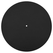 Мягкий коврик вращающиеся аксессуары диск LP проигрыватель Виниловый проигрыватель записывающая площадка домашний круглый уменьшить шок плоский антистатический ультра тонкий