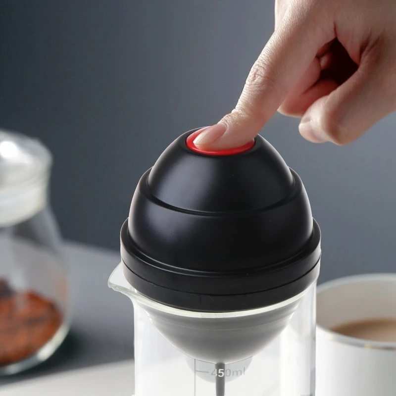 Handheld Electric Milk Frother Jug Cup Stainless Steel Foamer Mixer Bubbler Coffee Blender Kitchen Stirrer 3