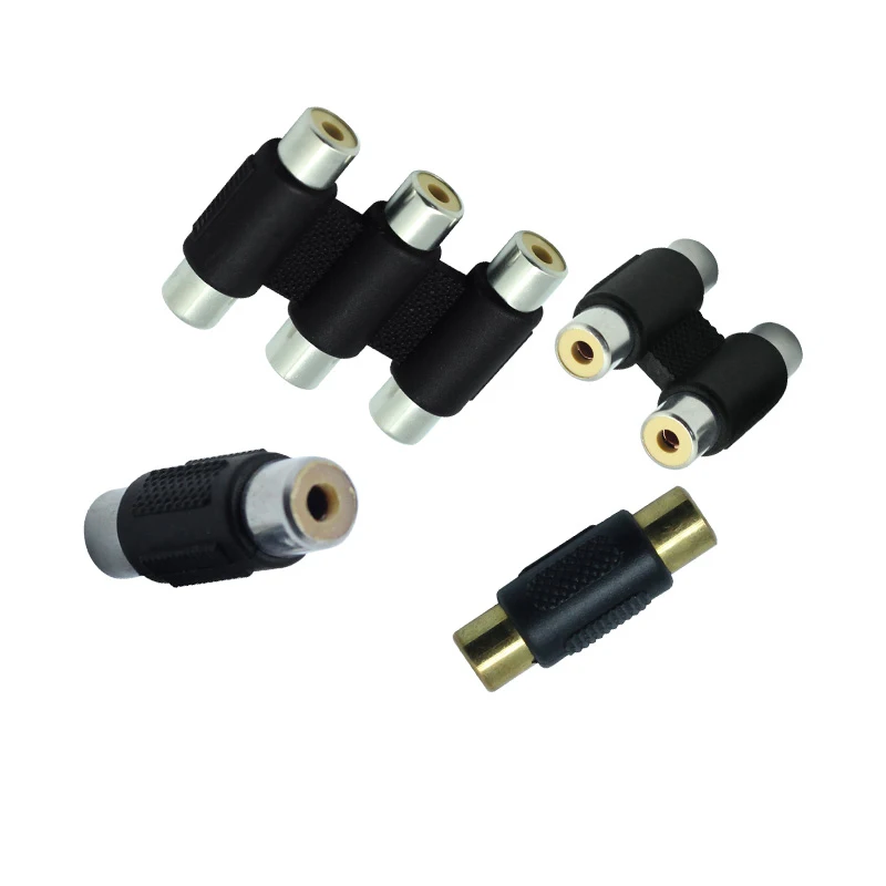 

RCA Plug Female to Female Connector Jack Socket Straight Adapter Speaker Audio Double RCA Coupler