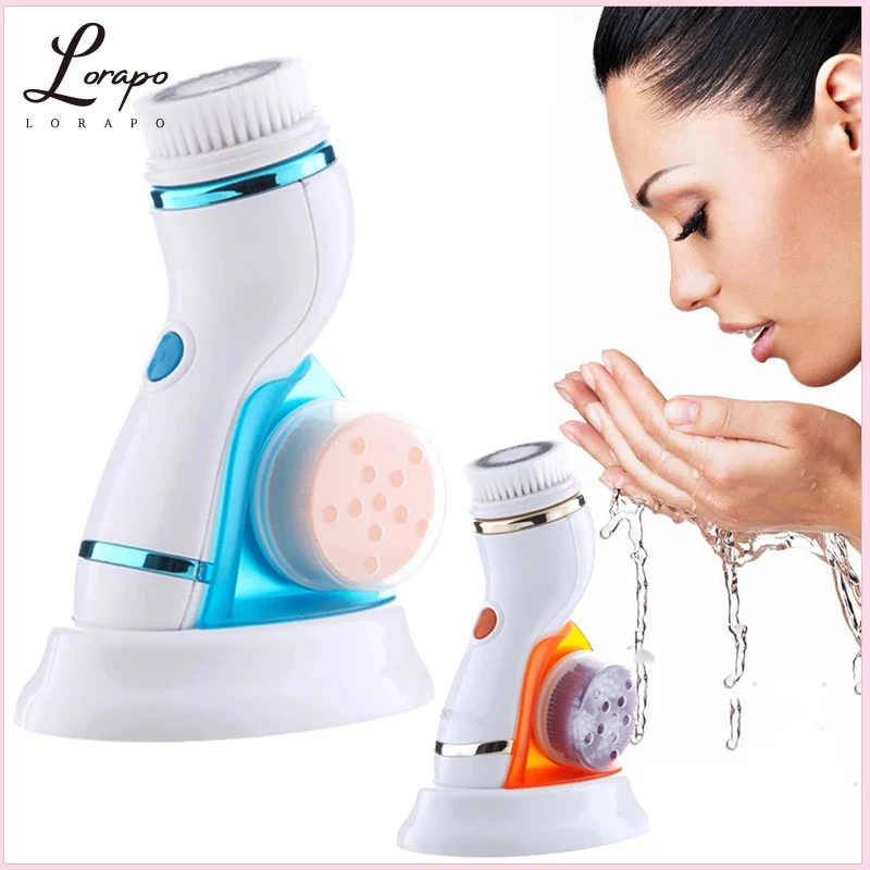 Electric Face Cleansing Face Rotating Cleansing Brush Silicone USB