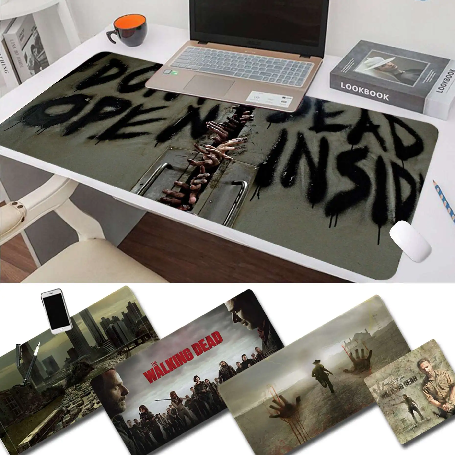 Maiyaca Boy Gift Pad The Walking Dead Game Comfort Mouse Mat Gaming Mousepad Spedizione Gratuita Large Mouse Pad Tastiere Mat