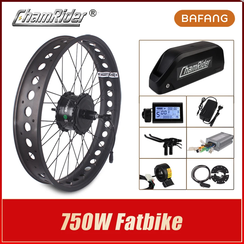 Bafang Fat Bike Motor Wheel 48v 350w Snow Bike Kit 750w Electric Bike