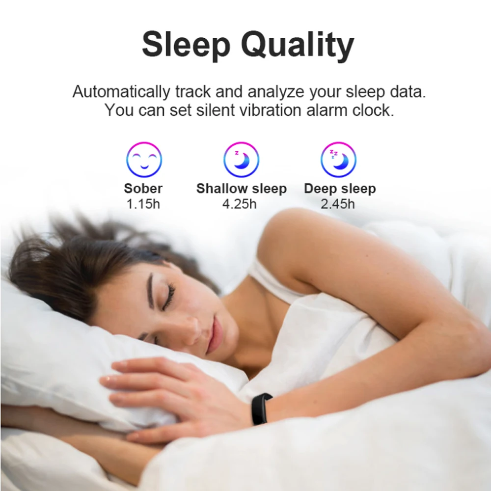 C5 New Waterproof Smart Watch& Smartband Sleep Oxygen Sport& Colorful Screen Blood Pressure Monitor Smart Bracelet for sport