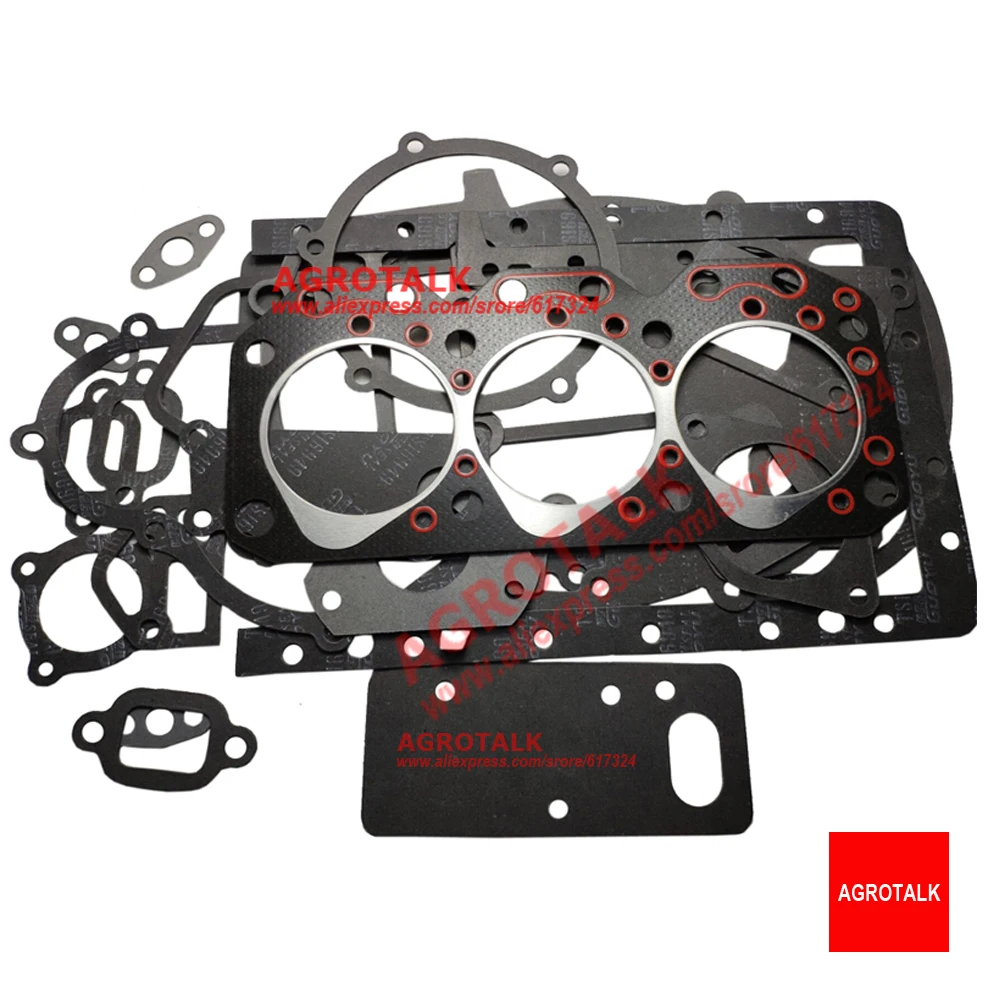 set of gaskets kit with cylinder head gasket for Yangdong Y385T for
