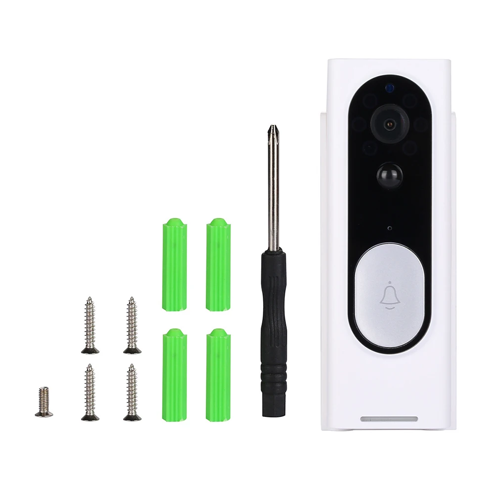 

M13 Remote Monitoring Alarm WIFI Visible Two-way Intercom Real Time ABS Home Wireless Doorbell Security Smart Easy Install Video