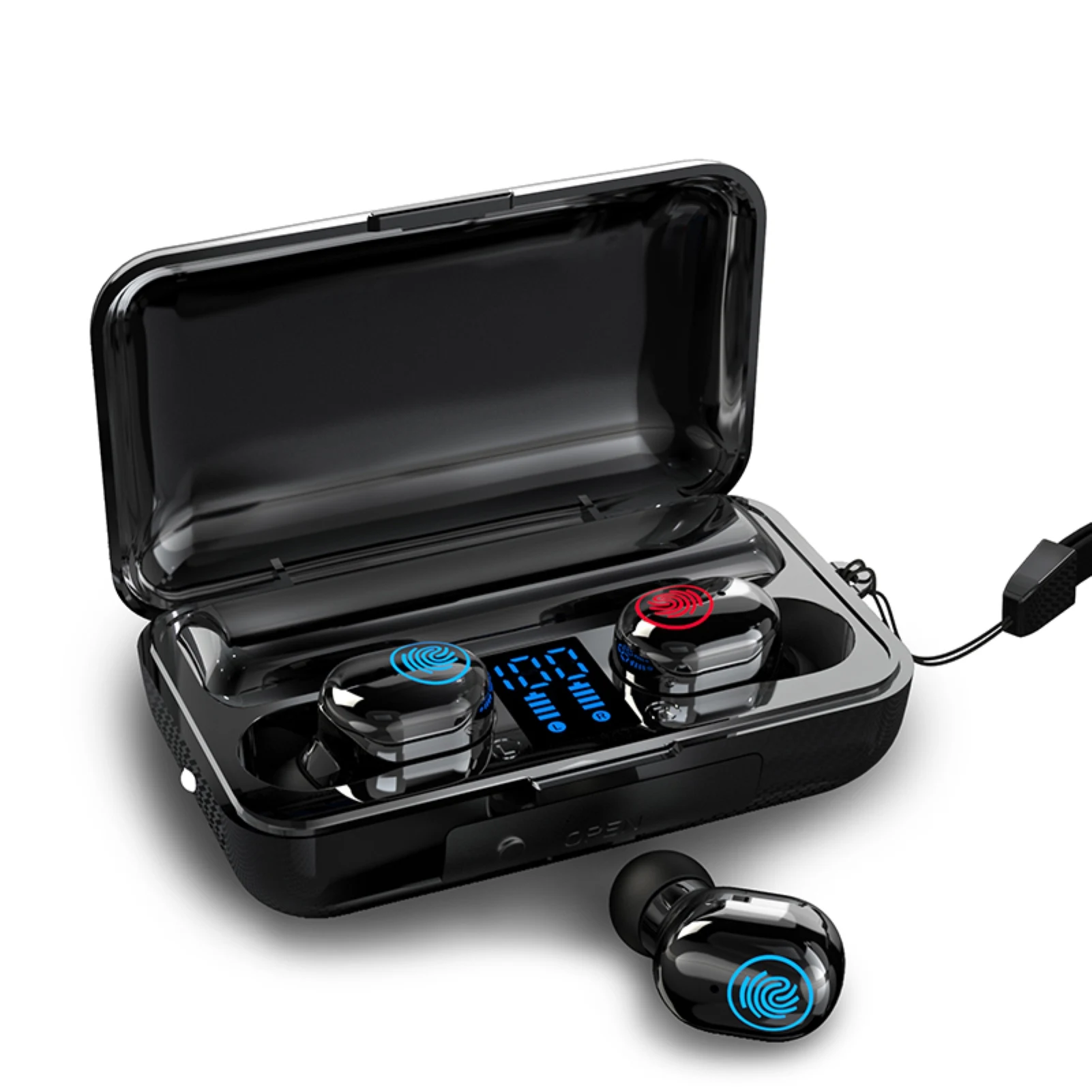 A19 Bluetooth Earphones True Wireless Headphones 5 0 TWS in Ear Earbuds Waterproof Mini Headset 9D Stereo Sound Sport Earpiece