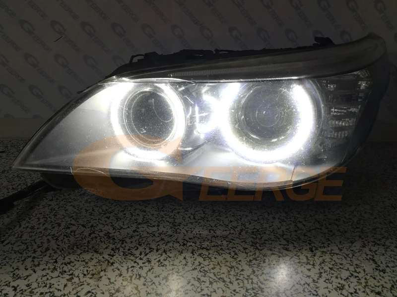 Для BMW E60 E61 LCI 525i 528i 530i 535i 545i 550i M5 2007 2010 ультра яркий SMD светодиодный ангельские