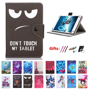 

Universal Case Cover for 9.7 10 10.1 inch Tablet PC Magnetic PU Leather Cover for Asus Samsung Huawei T5 Lenovo TAB E10 M10 P10