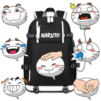 

Hot Sale NARUTO Sharingan Backpack Fashion New Pattern Travel Rucksack Students Boys Girls School Bag Teen Men Knapsack