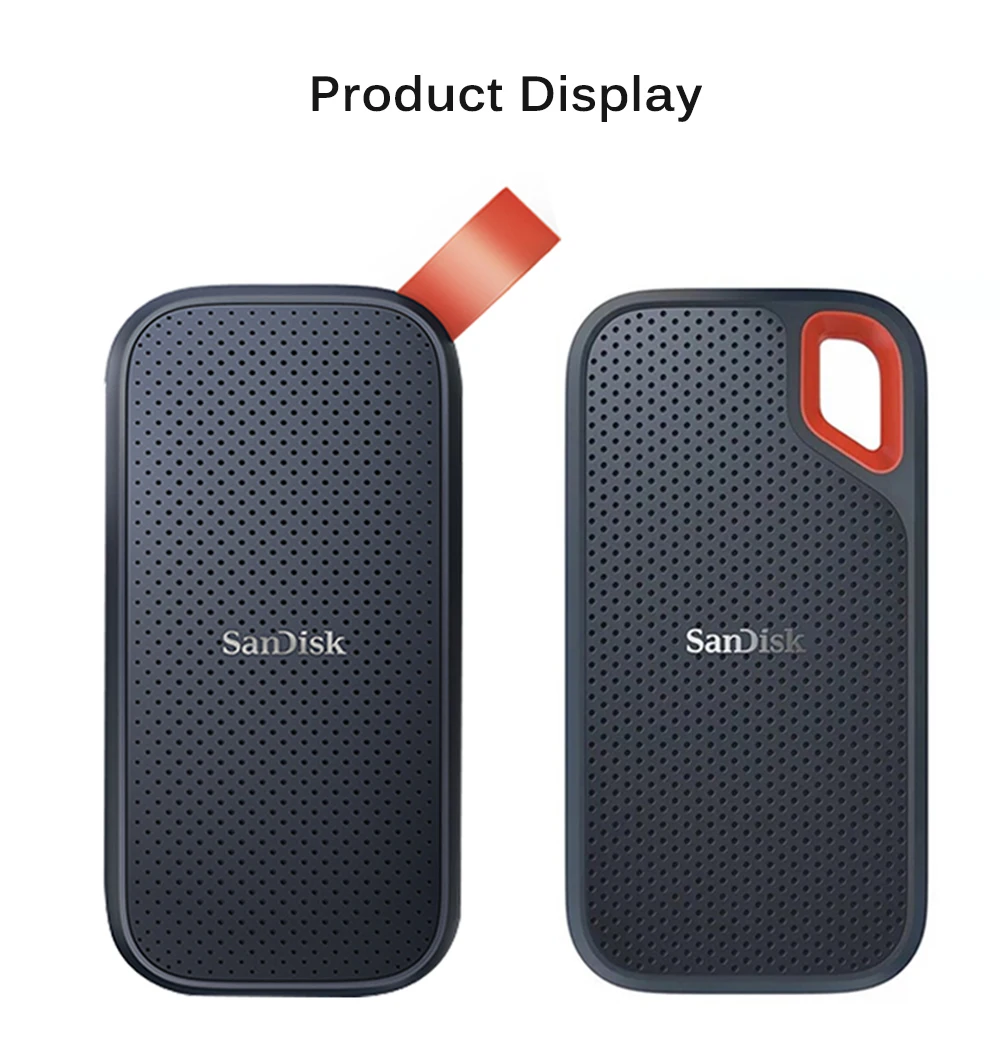 SanDisk  ָ Ʈ ̺,  ޴ C Ÿ,  MAC  SSD,  ϵ ̺, USB3.1, E60, 250GB, 500GB