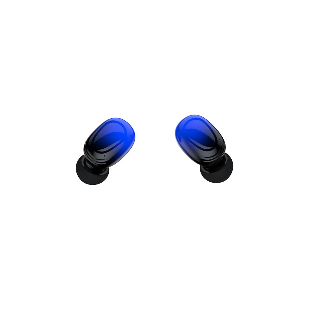 Градиентный цвет беспроводные Bluetooth наушники V5.1 бинауральные стерео спортивные гарнитуры сабвуфер Earduds большой емкости зарядная коробка
