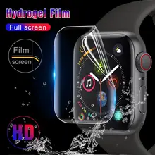 

Soft Tempered Film for Apple Watch 44MM 40MM iwatch 38/42mm 3D Glass Screen Protector apple watch series 6 5 4 3 Se Accessories