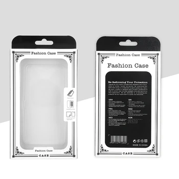 

100 pcs paper boxes with clear PVC window,white window packaging gift box for phone case postcard packaging box for iPhone 11 11