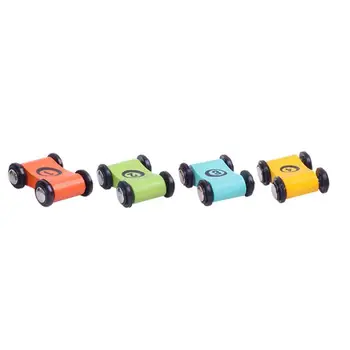 

Wooden Kids Mini Racing Car Inertia Pull Back Glider Toy Gift for Children