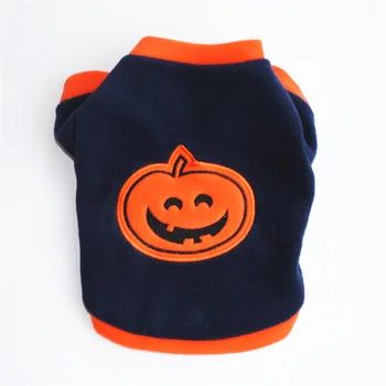 

Pet Dog Warm Sweater Fleece Halloween Pumpkin Dog Clothing Pet Dog Clothes Halloween Clothes Cat Pet Puppy Clothes Dog Costume