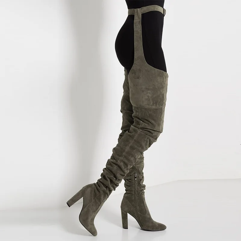 

Latest Fashion Army Green Pants And Boots Will Code 41 Code Sexy Women's Shoes Sharp