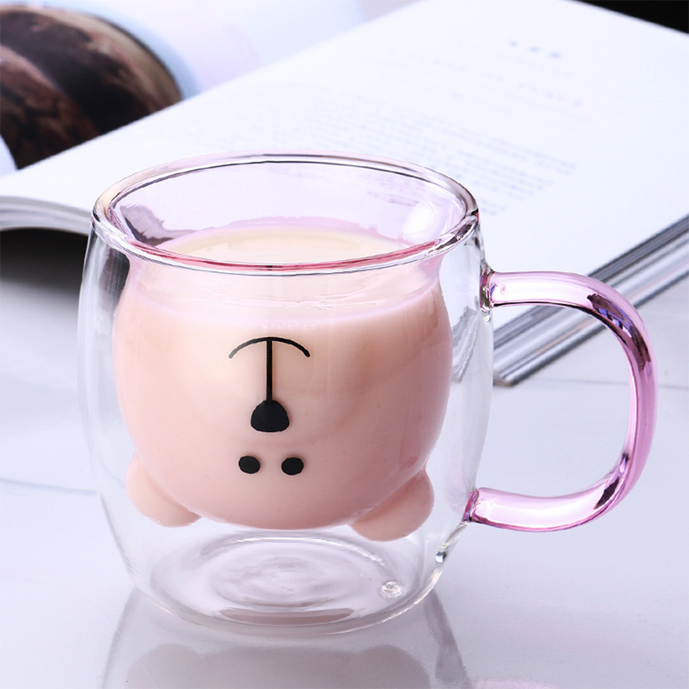 Bear Glass Cup
