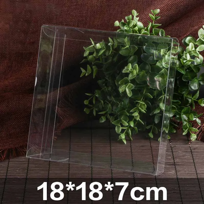 

18x18x7cm BIG box PVC box packaging pvc , clear plastic favor boxes , plastic clear cube boxes clear forThe cup beautiful pvc