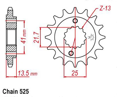 Передняя Звездочка для мотоцикла 525 15T 16T Honda XRV650 Africa NTV650 NT650 VT600 VLX600 NV600 VRX400 VLX400 Shadow