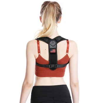 

Posture Corrector Back Belt Support Clamp Adjustable Posture Correction Lumbar Back Shoulder soft comfortable belt