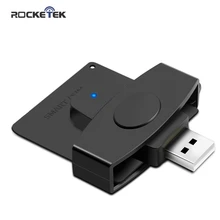 USB firmy Rocketek 2.0 czytnik kart inteligentnych pamięci dla ID banku EMV elektroniczny DNIE dni citizen sim cloner złącze komputer adapter PC