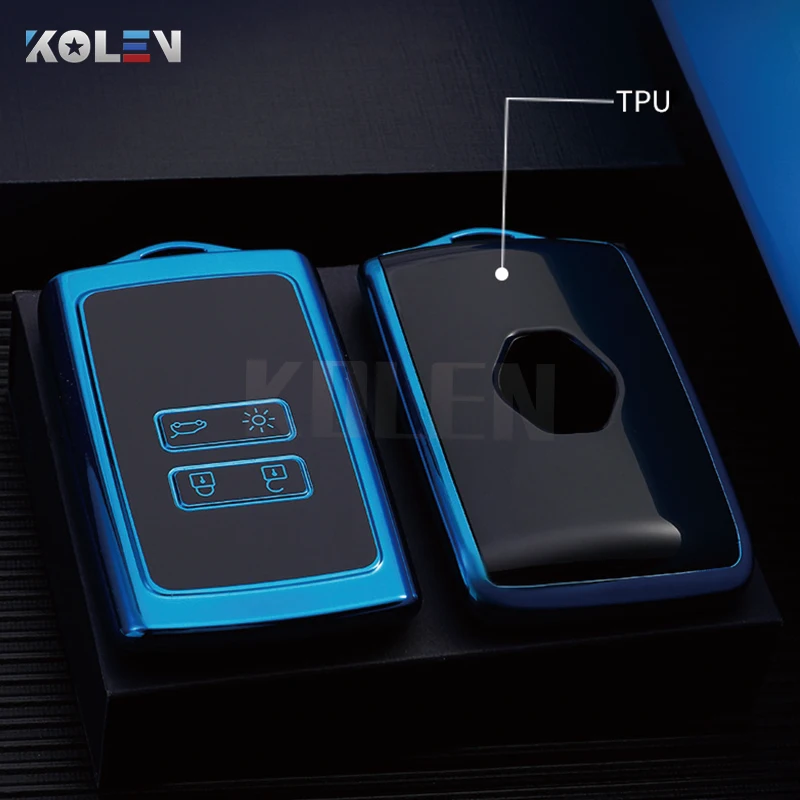 TPU Car Smart Key Case Cover Shell Fob per Renault Koleos Kadjar Clio Megane Captur Espace Kangoo Sandero Talisman accessori 12 TPU Car Smart Key Case Cover Shell Fob per Renault Koleos Kadjar Clio Megane Captur Espace Kangoo Sandero Talisman accessori - H0ba90202e83e47a7baceec3e0fd58638r