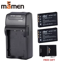 Mamen NP-120 FNP120 NP120 цифровой батарейный блок 2200 мАч+ одно зарядное устройство для Fujifilm FinePix F10 F11 M603 MX4 батареи камеры