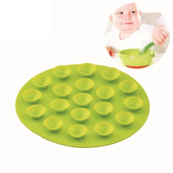 

Baby Feeding Anti Slip Placemat Double Sided Suction Cups Sucker Mat Feeding Bowl Cup Pads Tool