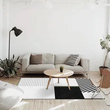 Современный геометрический 3D этнический Ветер ковер спальня гостиная кристалл бархат Печатный цифровой ползающий коврик нескользящий фойе для чистки ковров, для дома