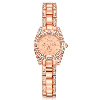 

Rose Gold Silver Color Narrow Stainless Steel Strap Shiny Dial Luxury Fashion Cheap Women Quartz Watch Girl Valentine Gifts 2018