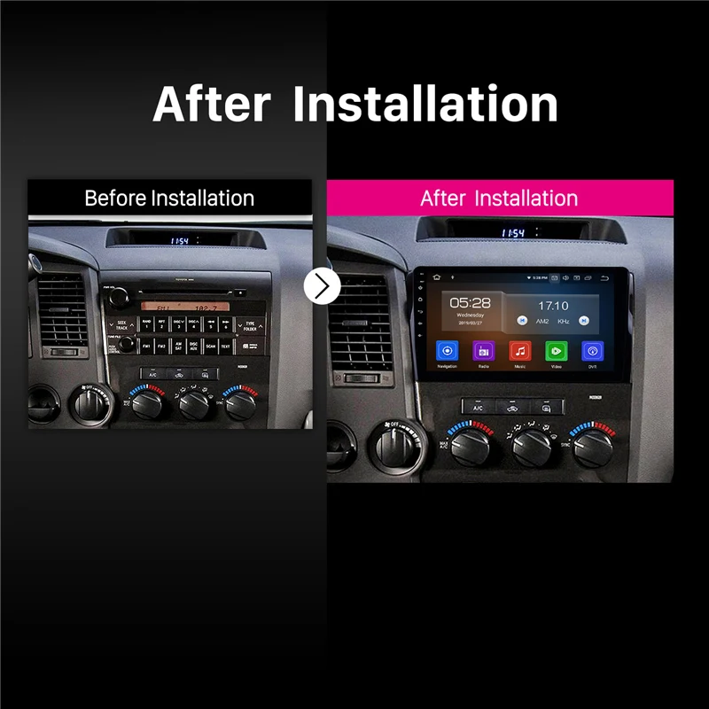 Harfey Android 9,0 ips 8-ядерный Оперативная память 4 Гб для Toyota Sequoia 2006- автомобиля gps навигации радио стерео 10,1 дюймов головное устройство плеер