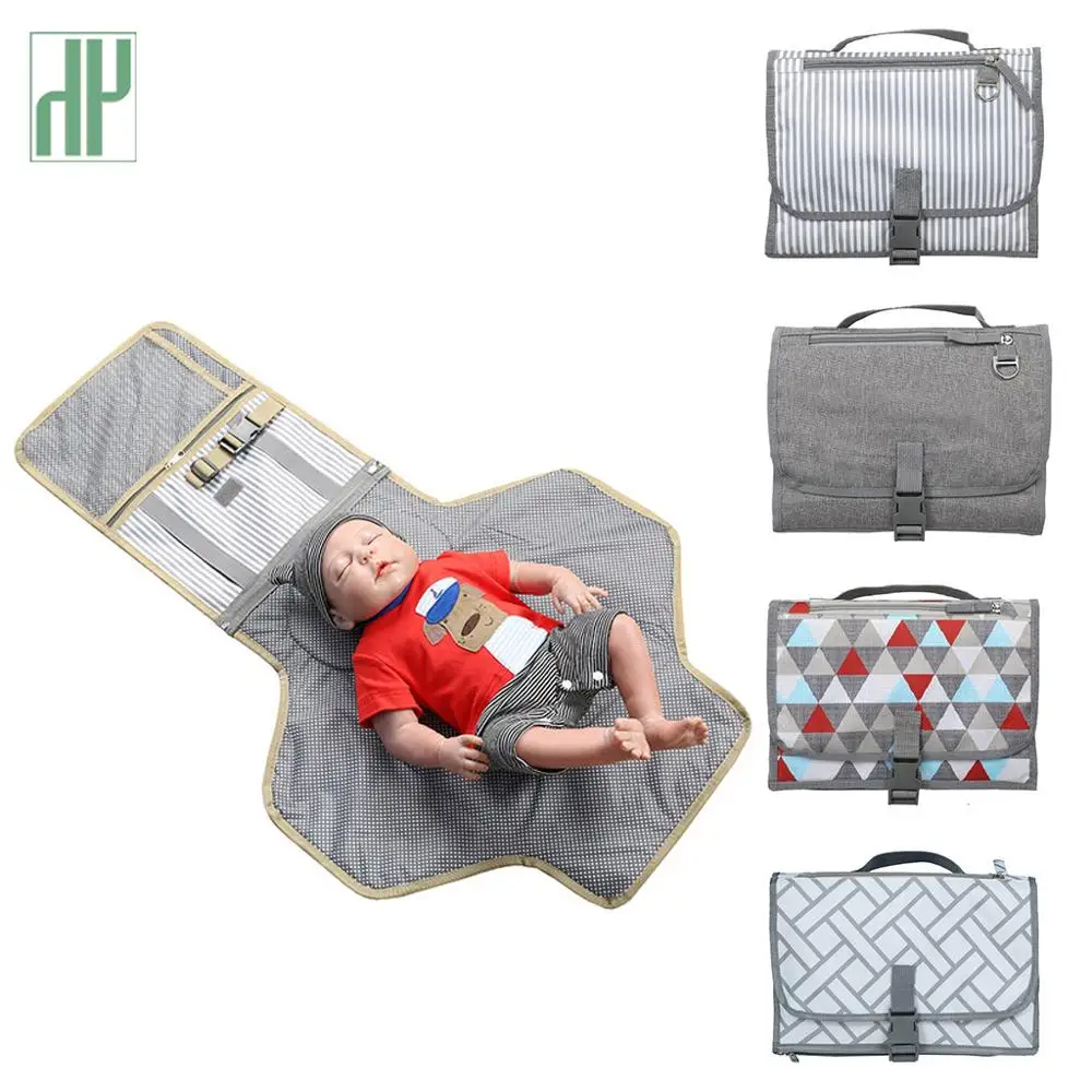 

Baby Portable Foldable Washable Compact Travel Nappy Diaper Changing Mat Waterproof Baby Floor Mat Change Play Mat Baby Care