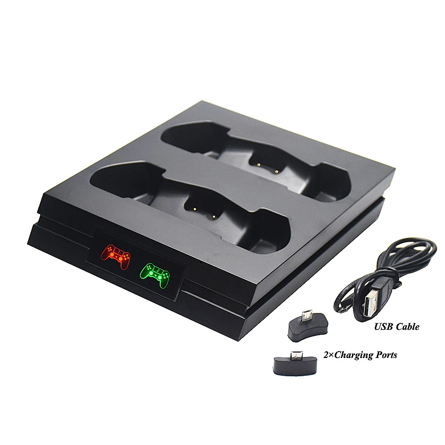 PS4 Pro тонкий двойной беспроводной контроллер зарядное устройство быстрый геймпад зарядная док-станция для sony Playstation 4 Play станция 4 PS 4 аксессуары