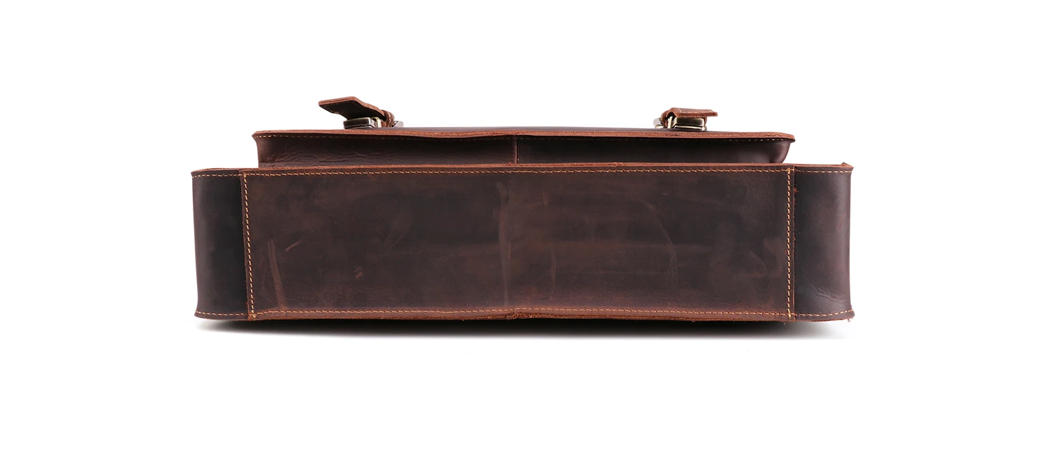 JOGUJOS натуральная кожа бизнес ноутбук сумка для компьютера Crazy Horse кожаный мужской портфель мужская сумка через плечо дорожная сумка