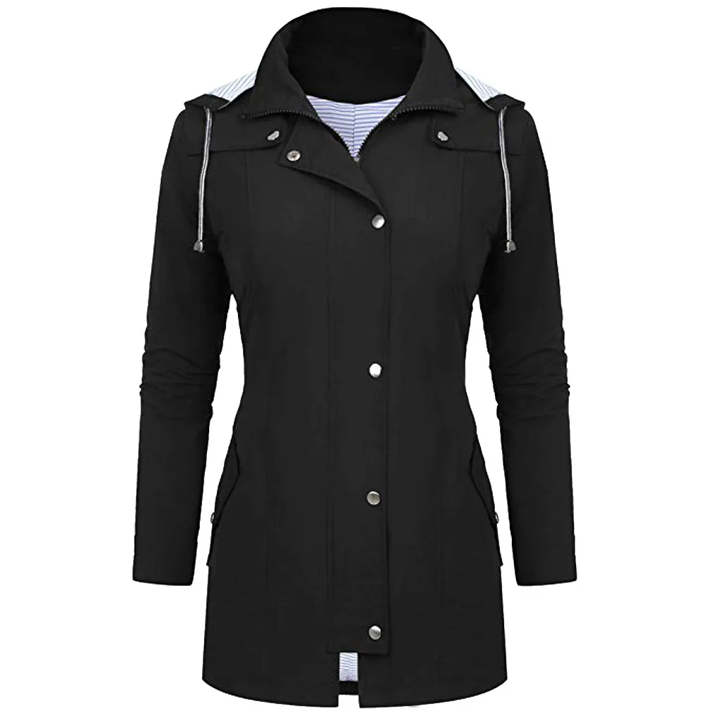 Женский дождевик открытый плюс размер водонепроницаемый с капюшоном ветрозащитный плащ пальто ветровка быстросохнущая походная куртка Спортивные пальто