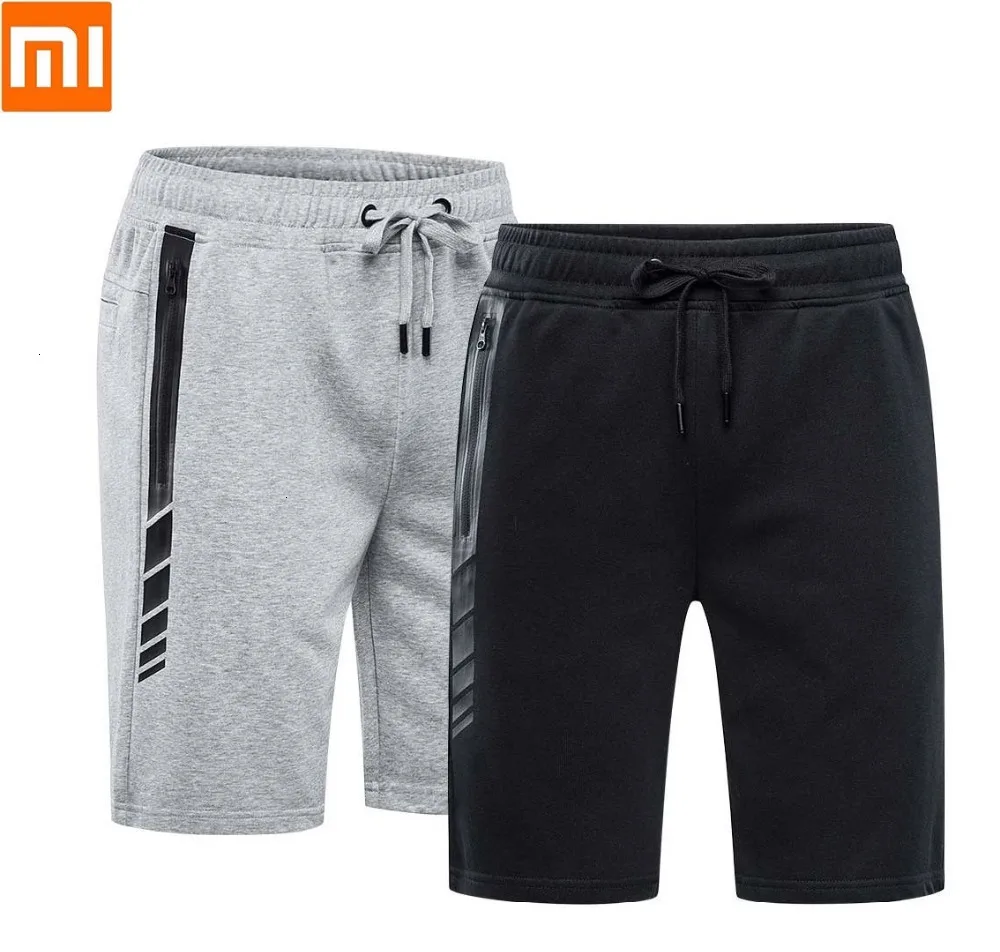 Модные мужские укороченные брюки Xiaomi Uleemark, спортивные шорты из дышащего хлопка для бега, фитнеса, отдыха, Свободные тренировочные штаны