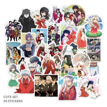 

50PCS Cartoon Anime Inuyashas Stickers For Backpack DIY Waterproof Laptop Moto Skateboard Luggage Decal Toy Gifts