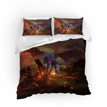 

Gragon Wing War Bedding Set Bedroom Decor 100% Microfiber Soft Hypoallergenic Zipper 1PC Duvet Cover with Pillowcases