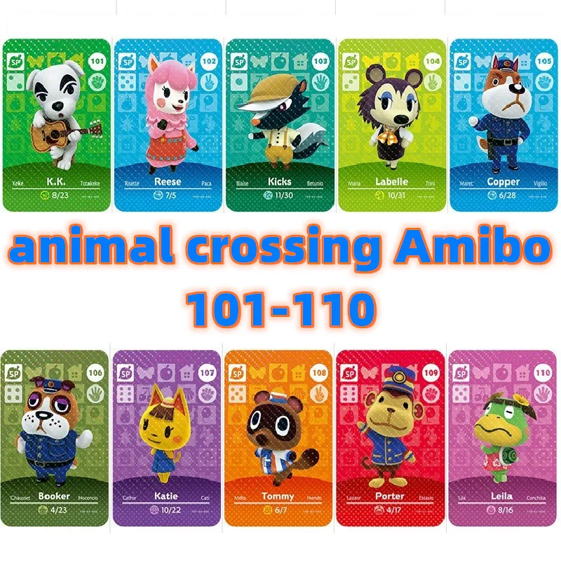 animal crossing Amibo 101-110 - 副本