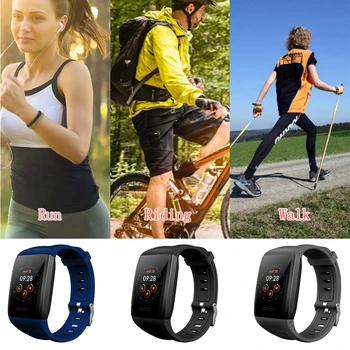 

Q7S Smart Watch Waterproof Fitness Sport Watch Heart Rate Tracker Call/Message Reminder Bluetooth Smartwatch For iOS Android Y