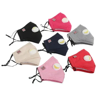 

4pcs Cotton Black Mask Mouth Face Mask Anti Dust PM2.5 Mouth Mask Activated Carbon Filter Mask Fabric Masks washable Reusable