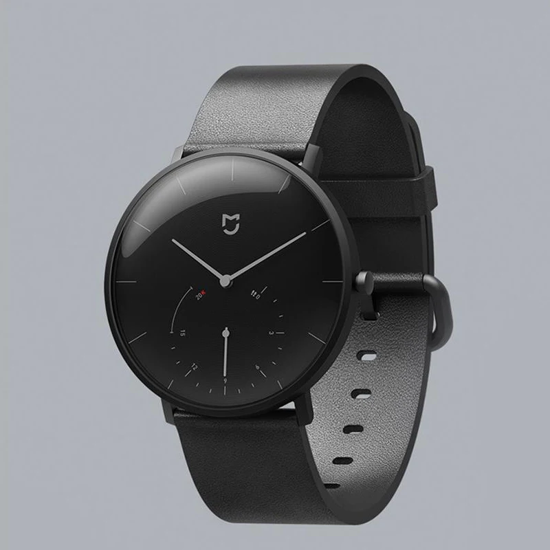 Xiaomi Mijia кварцевые Смарт-часы 3ATM водостойкий шагомер чехол из нержавеющей стали умные вибрационные водонепроницаемые часы подарок 2