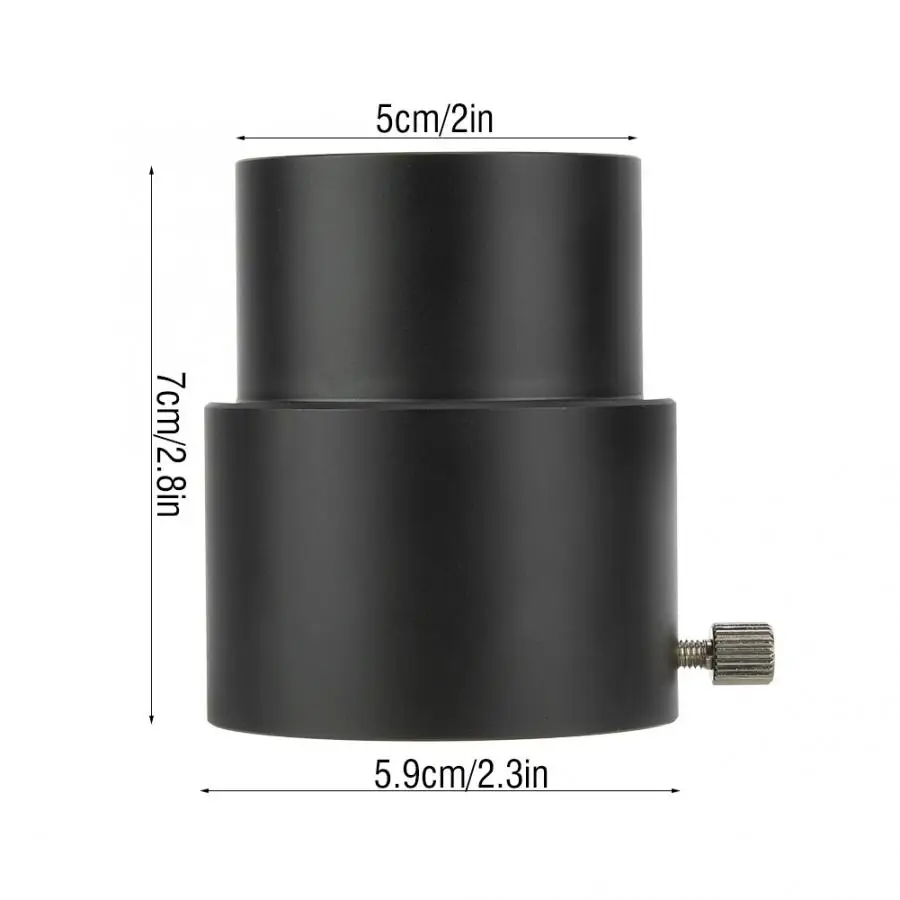 2inch Durable Telescope Eyepiece 40mm Extension Tube M48 Thread Adapter Black New