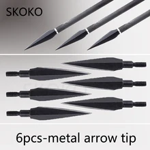 

3/6/12/24/48 Pieces Of High Carbon Steel Arrow Wide-Headed Pointed Arrow Archery Arrow Composite Crossbow Hunting Recurve Bow