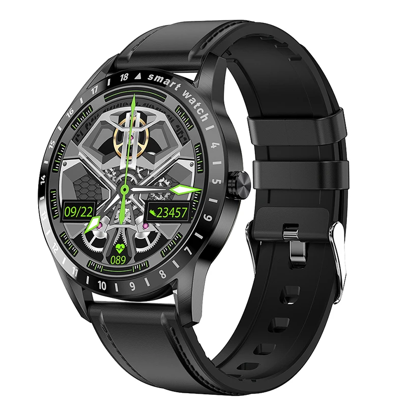 LIGE 2022 New Full Touch Round AMOLED Screen Smart Watch Men Sport Fitness IP68 Waterproof Mens Bluetooth Smartwatch Android iOS 