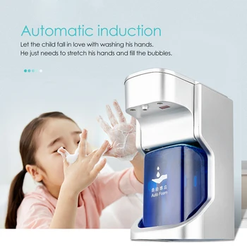 

Automatic Foaming Soap Dispenser Touchless Infrared Smart Sensor Double Speed Adjustable Shampoo Detergent Sterilize Pump