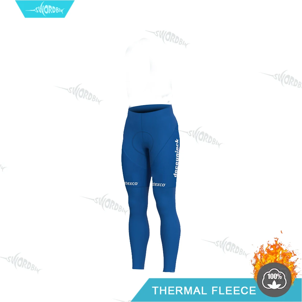 Мужские зимние штаны для велоспорта, длинные брюки, Зимние флисовые ветрозащитные колготки для велосипедного спорта, теплые спортивные удобные гелевая Подушка 19d - Цвет: pants