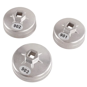 

Premium Aluminum Alloy Cap Oil Filter Wrench Car Hand Tool Housing Tool Remover for BTW /Chery /Golf