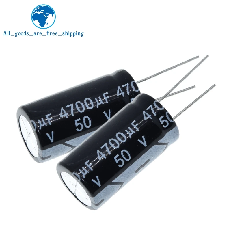 Электроэлектролитический конденсатор 50 В 4700мкФ 4700uf50v 18*35 в 4700 мкФ 18x35 2 шт. |